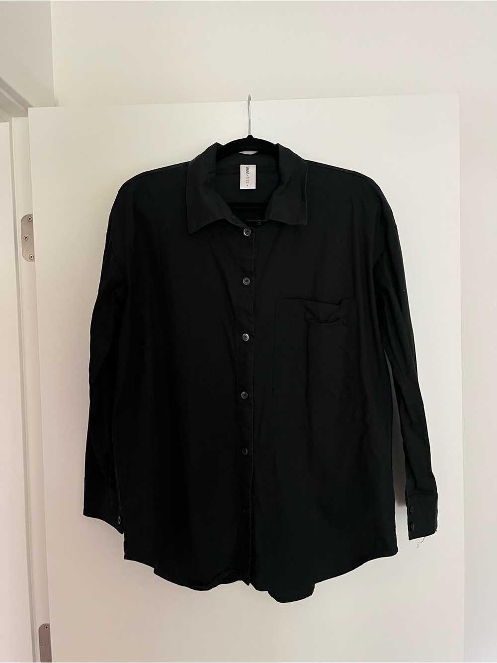 Smash + Tess Black Button-Up Blouse Made in Canada